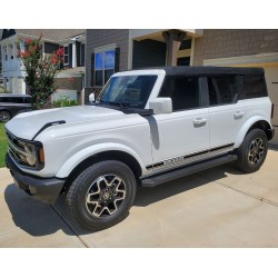Door side retro stripes graphics for 6G Ford Bronco - v7