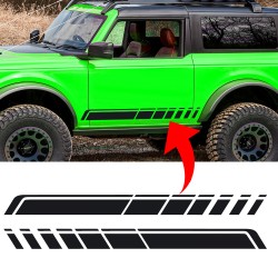 Ford Bronco Door Body bottom stripe Graphic - 1