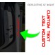 Door light Reflector letters for Ford Bronco door - 2pcs