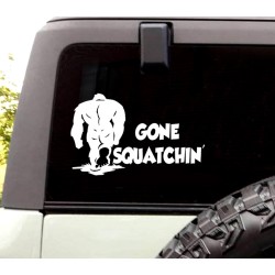 Gone Squatchin Decal for Bronco
