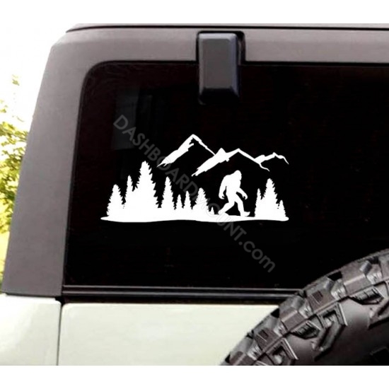 Ford Bronco Big Foot Sasquatch w/ mountains