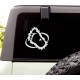 Sasquatch foot print 1 decal sticker