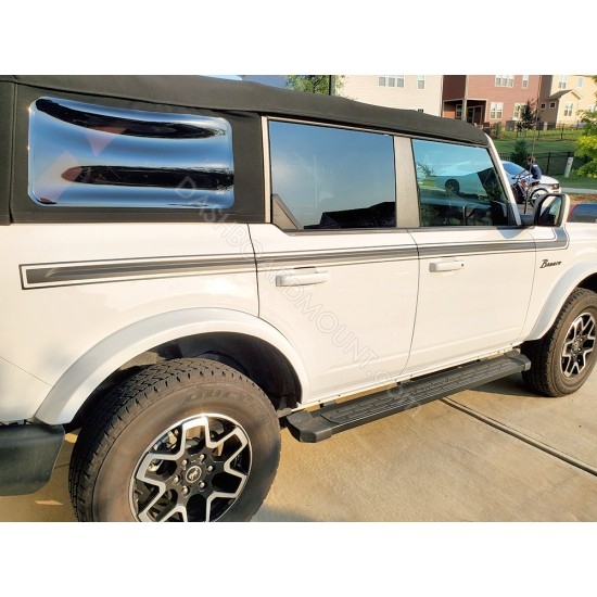 Retro Body & door side stripes graphics kit for 2021-2027 Ford Bronco  