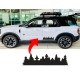 Trees and mountains for Ford Bronco Sport body decal - v4