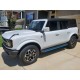 Vinyl Color step running board overlay vinyl decals compatible with Ford Bronco