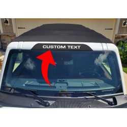 Custom Name Windshield Banner - v1