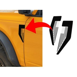 Ford Bronco American Flag fender accent decal - style 8