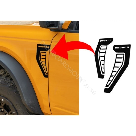 Ford Bronco fender accent decal - style 9