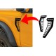 Ford Bronco fender accent decal - style 9