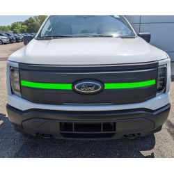 Grille Frunk Stripes decal graphics for Ford Lightning