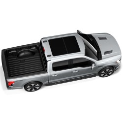 Black hood louvers decal graphics for Ford Lightning - v16