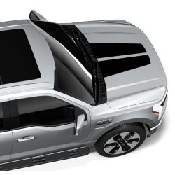 Black hood decal stripes graphics for Ford Lightning - v7