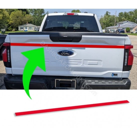 Tailgate Reflective Stripe decal graphics for Ford Lightning