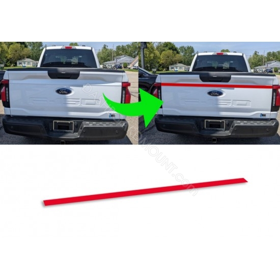 Tailgate Reflective Stripe decal graphics for Ford Lightning