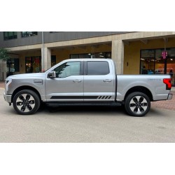 Door Side Stripes decal graphics for Ford Lightning - v2
