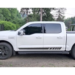 Door Side Stripes decal graphics for Ford Lightning - v4