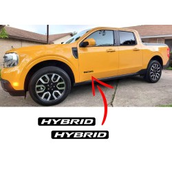 Hybrid door sticker Decal for Ford Maverick 