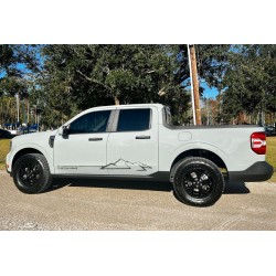 Mountain peaks side door stripes for Ford Maverick - v12
