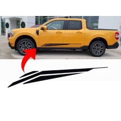Modern side door stripes for Ford Maverick - v13