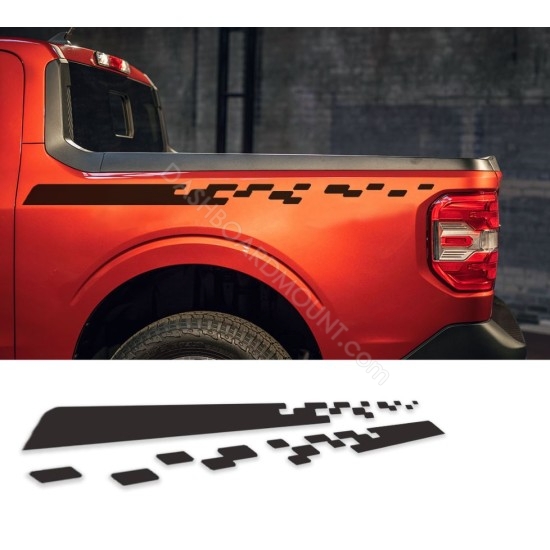 Bedside stripes Graphics Decal for Ford Maverick - v2
