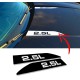 Cowl hood accent decals for Ford Maverick - 2.5L