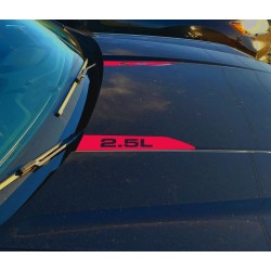 Cowl hood accent decals for Ford Maverick with Custom Text