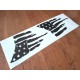 Bedside American Flag graphics Decals for Ford Maverick  - v11