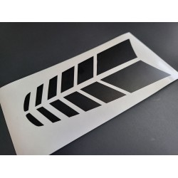  Hood accent stripes Graphics for Ford Maverick - v11