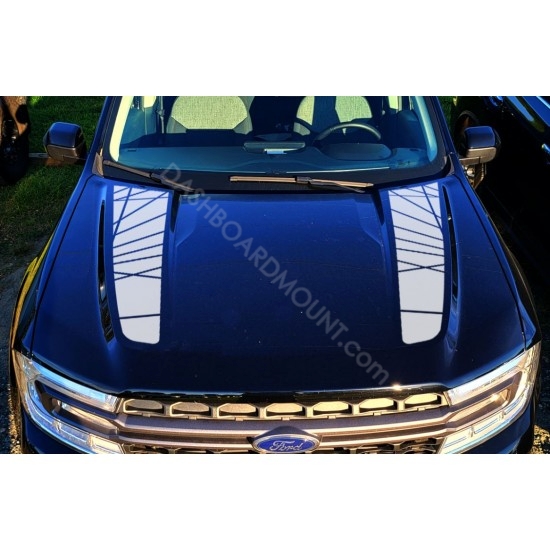  Hood accent Graphics Decal for Ford Maverick - v14