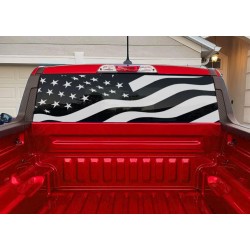 American Flag Graphics Rear window Decal for Ford Maverick