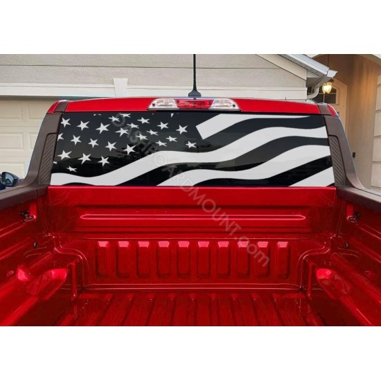 American Flag Graphics Rear window Decal for Ford Maverick