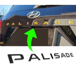 Vinyl Letters Overlay decals for Hyundai Palisade emblem letters