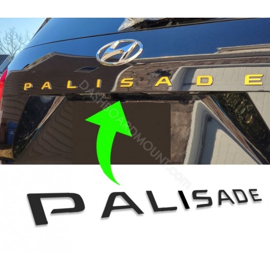 Vinyl Letters Overlay decals for Hyundai Palisade emblem letters