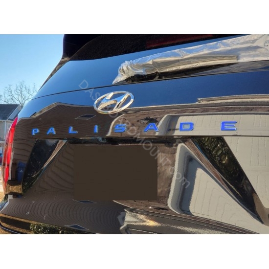 Vinyl Letters Overlay decals for Hyundai Palisade emblem letters