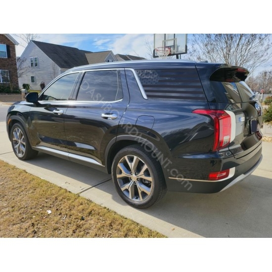 3rd Window American Flag vinyl graphics for Hyundai Palisade - V1