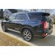 3rd Window Distressed American Flag vinyl graphics for Hyundai Palisade - V2
