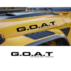 GOAT vinyl Hood Letters for Jeeps