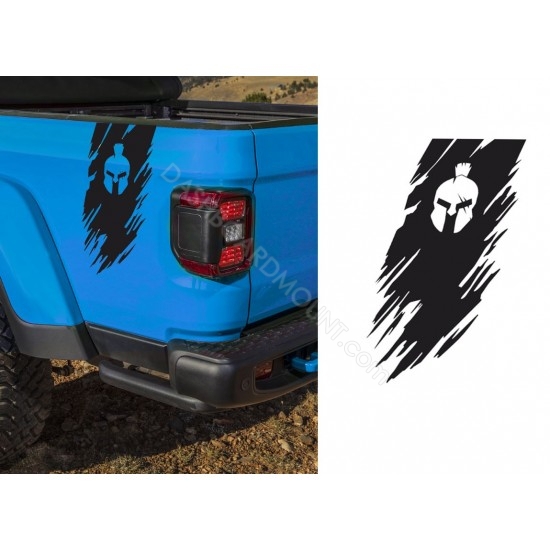 One Ripped tail gate graphics for Jeep Gladiator v2