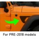 Jeep Wrangler Fender vent accent decal ('12 - '17) - Style 10