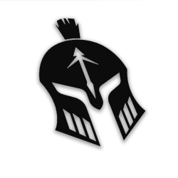 Gladiator Spartan Helmet Decal sticker