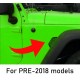 Jeep Wrangler Fender vent accent decal ('12 - '17) - Style 11