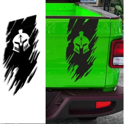 Ripped rip tail gate sidebed graphics for Gladiator
