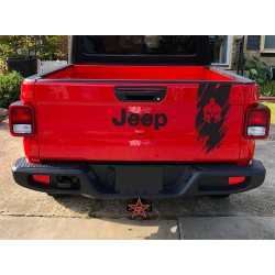 Ripped rip tail gate sidebed graphics for Gladiator