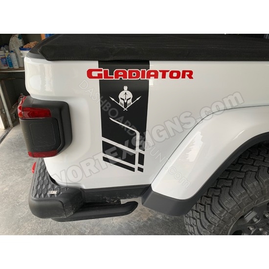 Gladiator bedside Stripes 6V - dual color