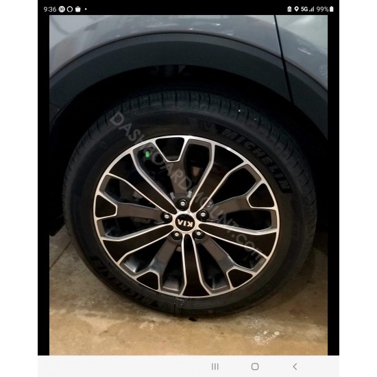 Kia Telluride accent wheel decals stickers