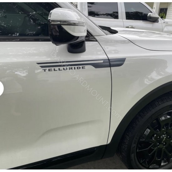 Kia Telluride Fender accent decal sticker - style 1