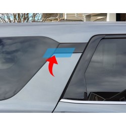 Antiscratch piano finish door handles for Nissan Pathfinder (C pillar) small