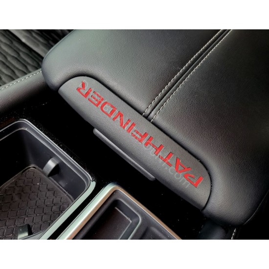 Vinyl Letters armrest vinyl inlays for Nissan Pathfinder