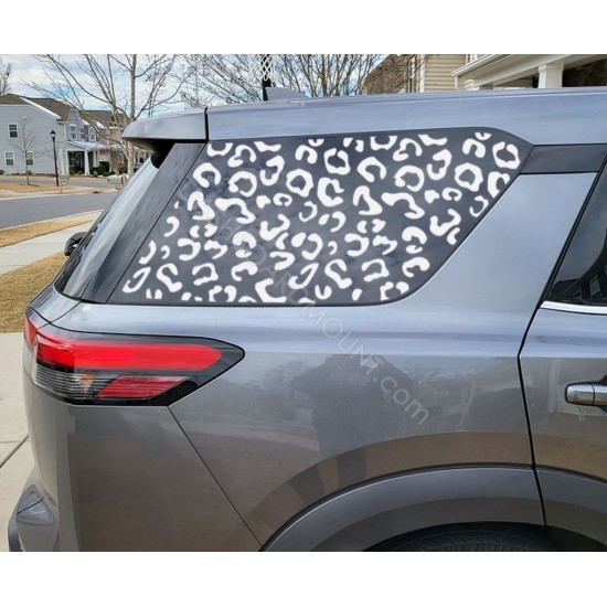 Leopard Cheetah print window decal for Nissan Pathfinder 