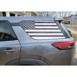 American Flag window decal for Nissan Pathfinder 